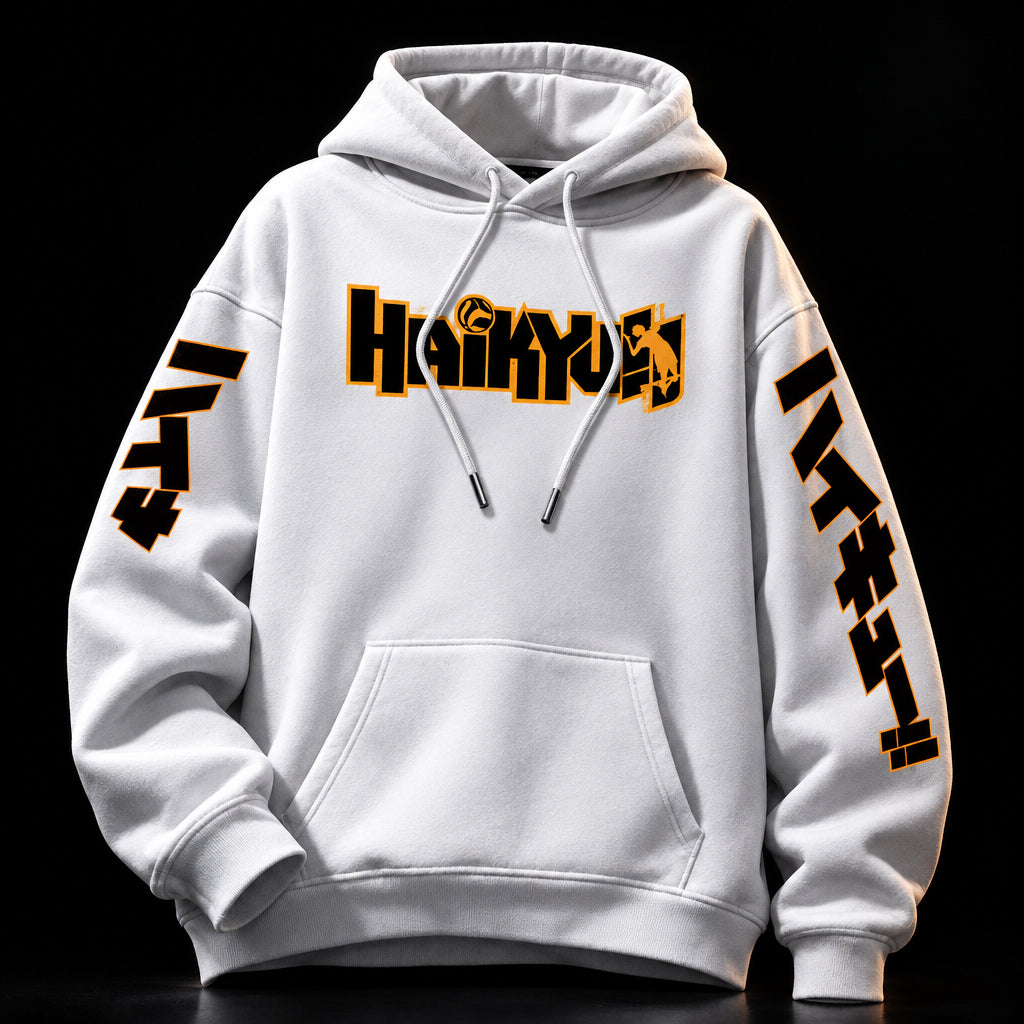 Haikyuu Anime Manga Hoodie – Men’s Fleece Streetwear Pullover