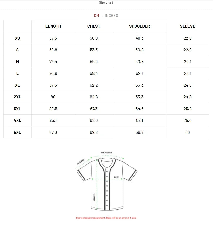 Kids Anime Baseball Jersey – Graphic Button-Up Streetwear Shirt
