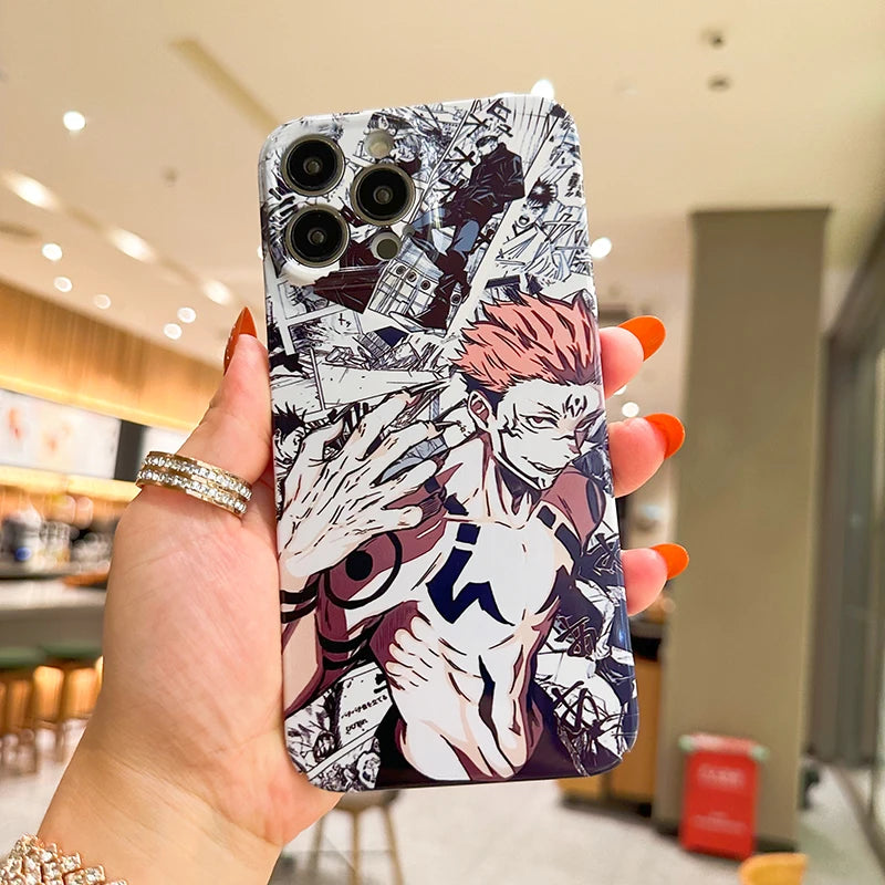 Jujutsu Kaisen Phone Case – Gojo & Sukuna Anime Cover