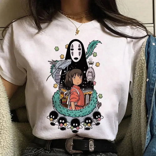 Summer Comfortable Casual Short Sleeve T-Shirt Japanese Anime Harajuku