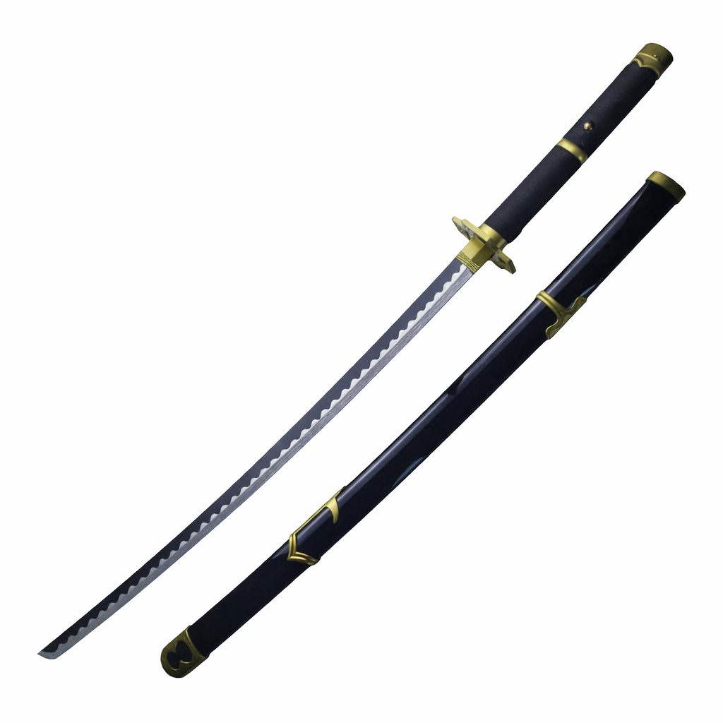 Anime One Piece Zoro Enma Wooden Sword 104 cm Life Size Katana Replica