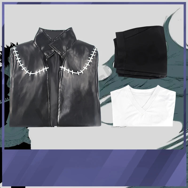 My Hero Academia Dabi Cosplay Costume Set with Wig
