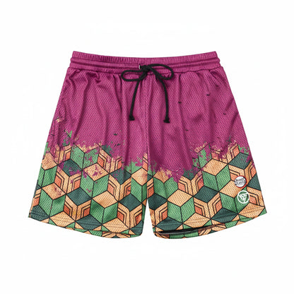 Demon Slayer Performance Mesh Shorts
