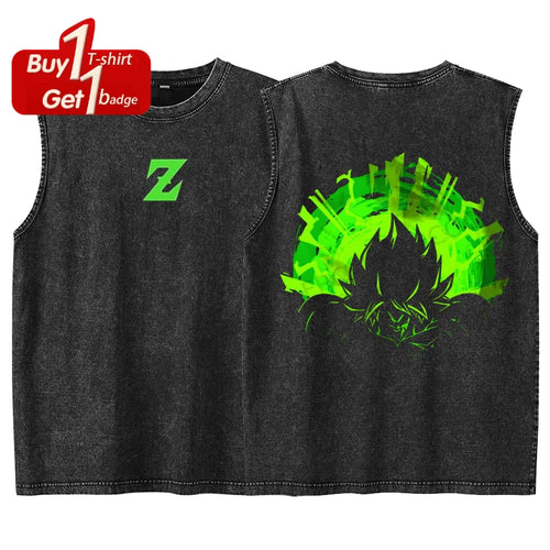 New Dragon Ball Broly Tank Tops Man Sleeveless Shirt Summer Anime Gym
