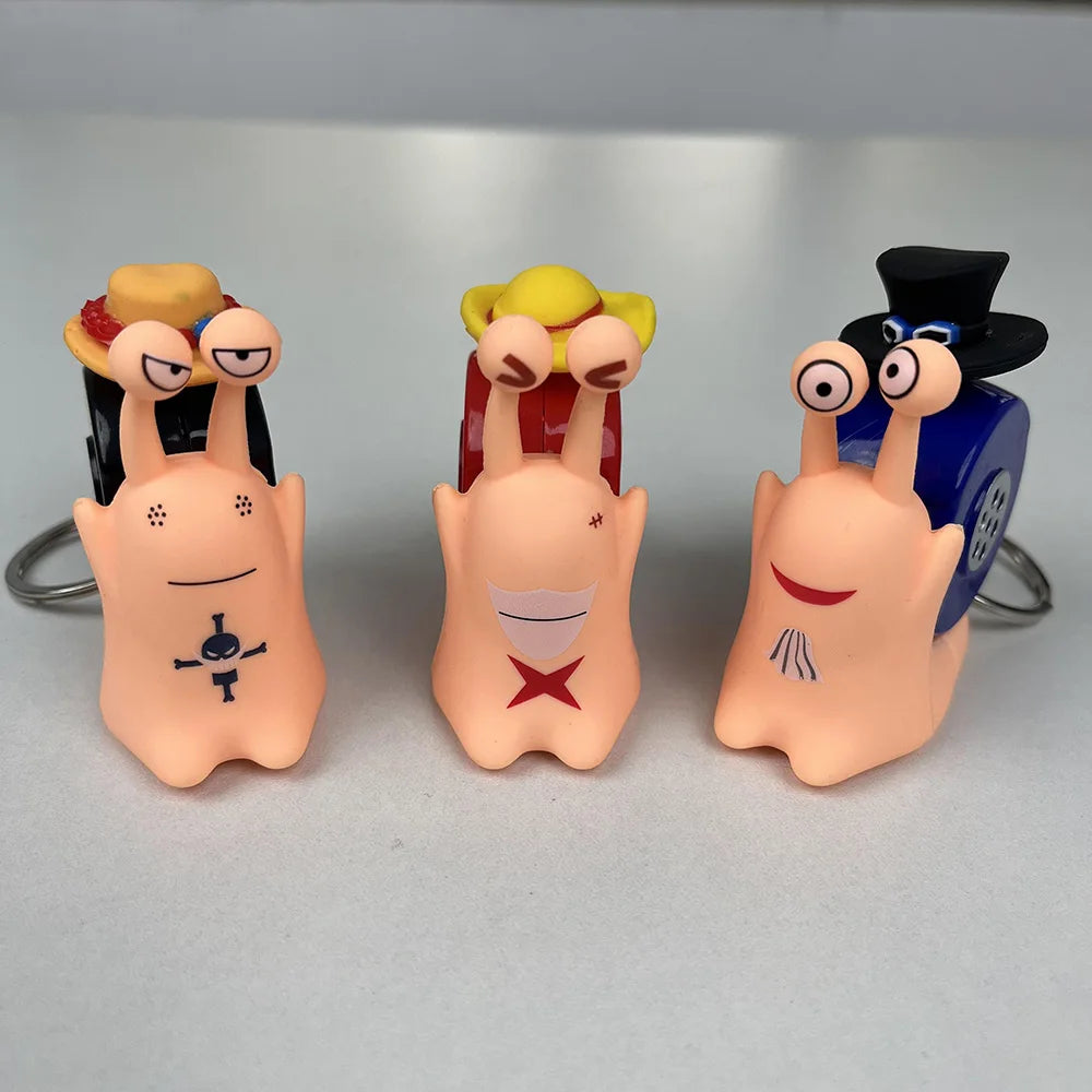 One Piece Den Den Mushi Sound Toy – Anime Snail Phone with Recording Feature | Luffy, Ace & Sabo Inspired