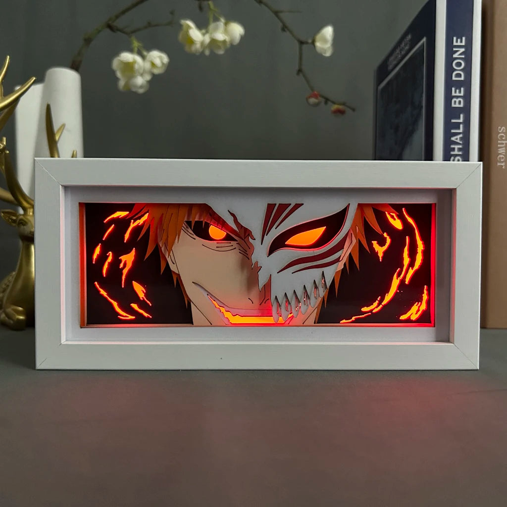 Bleach Ichigo Kurosaki LED Shadow Box Lamp