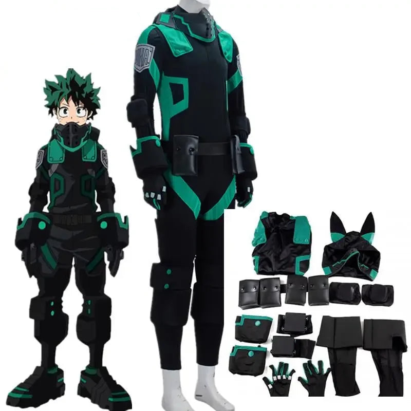 My Hero Academia Deku Cosplay Costume – Izuku Midoriya Hero Suit