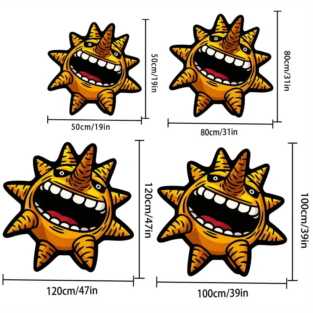 Soul Eater Sun and moon Area Rug