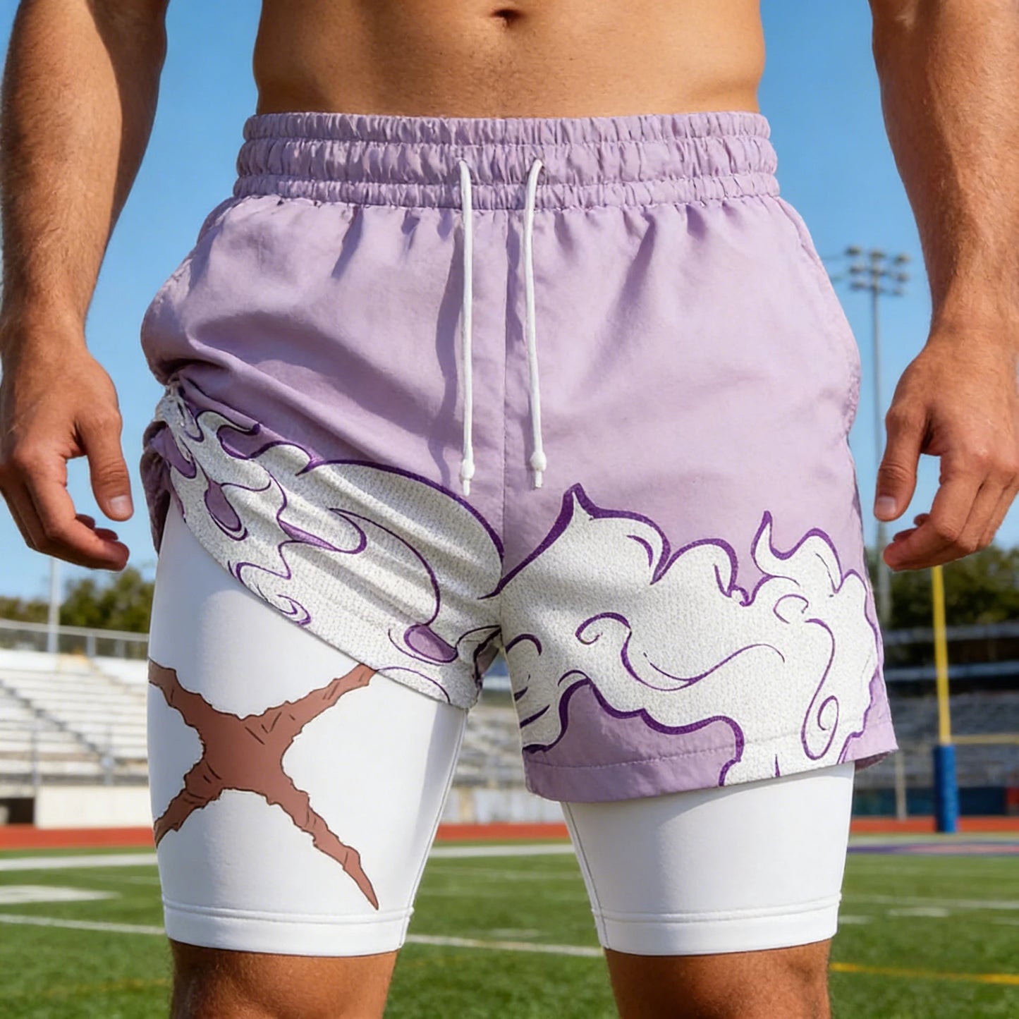 One Piece Monkey D. Luffy Performance Gym Shorts