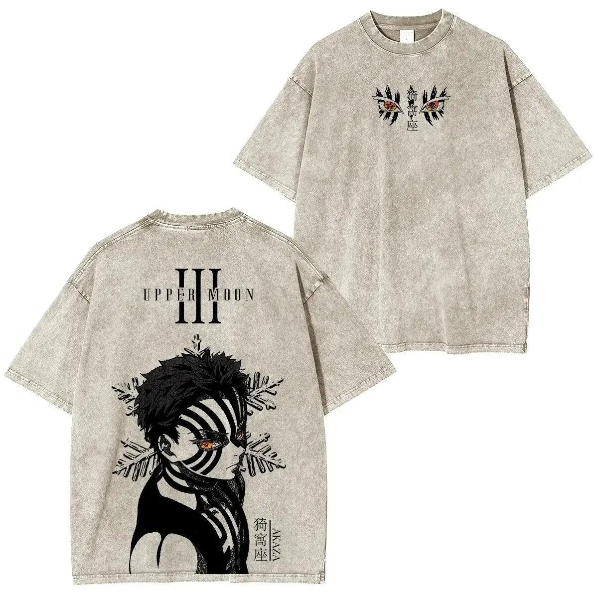 Harajuku Unisex Anime Demon Slayer Graphic T-Shirt Man Women Short