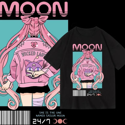 Sailor Moon Streetwear Graphic T-Shirt