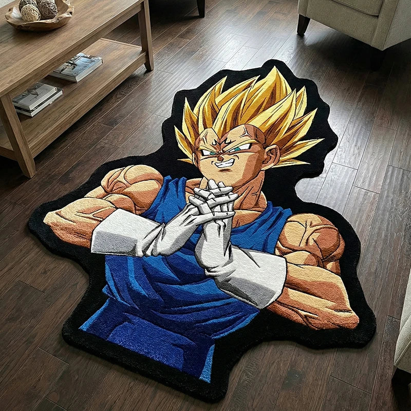 Vegeta Anime Area Rug