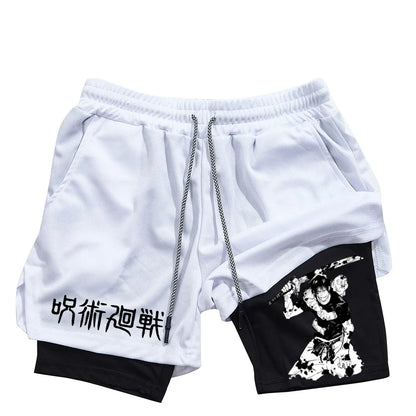 Toji Fushiguro 2-in-1 Performance Shorts