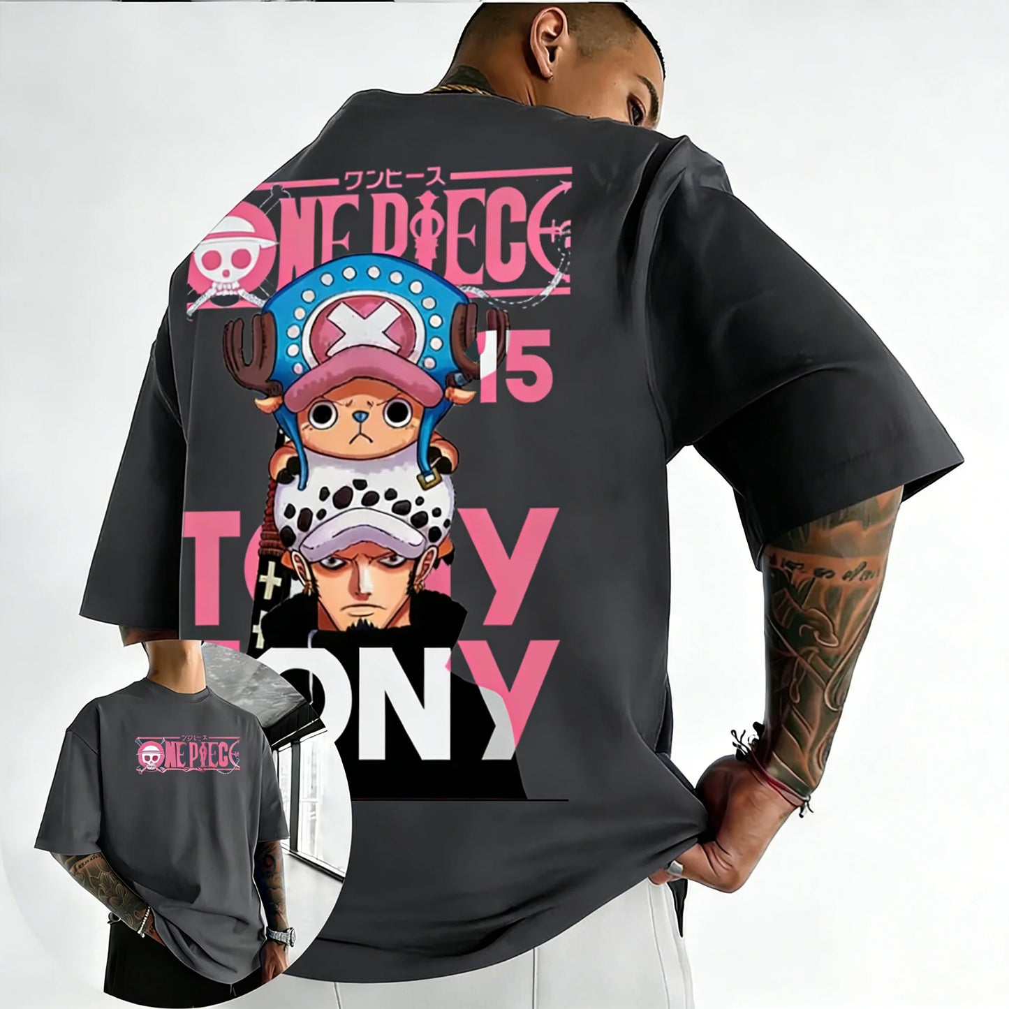 One Piece Chopper Oversized T-Shirt