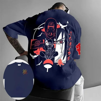 Itachi Anime Vintage Washed T-Shirt
