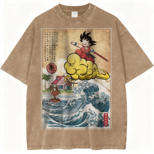 Dragon Ball Vintage Washed Graphic T-shirt