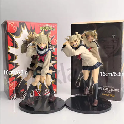 New 18cm Boku no Hero Academia Anime Figure Toga Himiko Action Figure