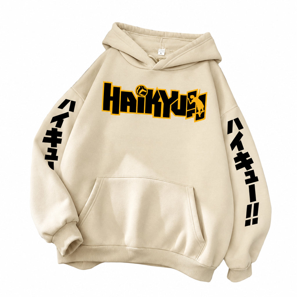 Haikyuu Anime Manga Hoodie – Men’s Fleece Streetwear Pullover
