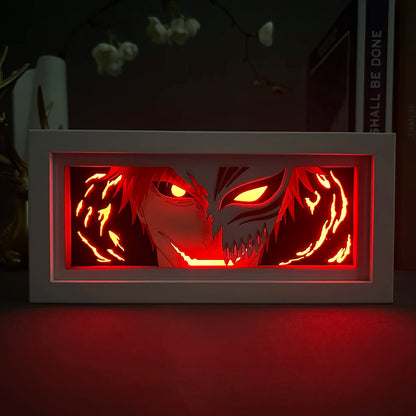 Bleach Ichigo Kurosaki LED Shadow Box Lamp