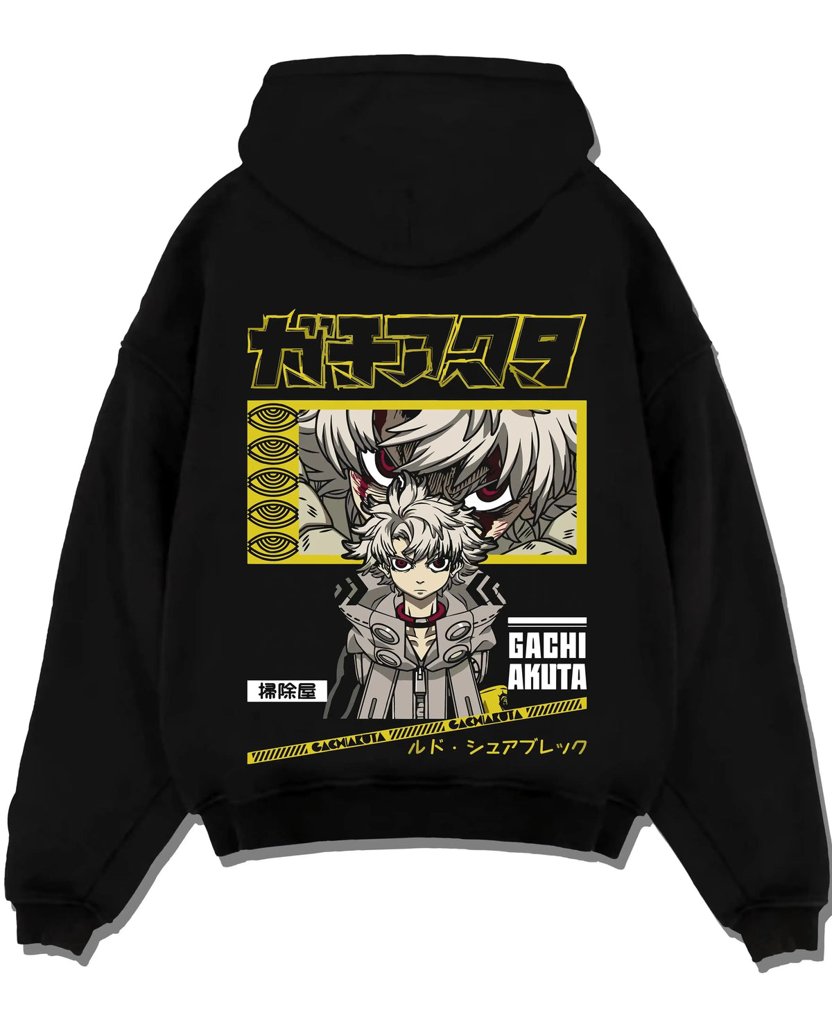 Gachiakuta Rudo Rebel Fighter Hoodie – Oversized Anime Manga Streetwear Sweatshirt
