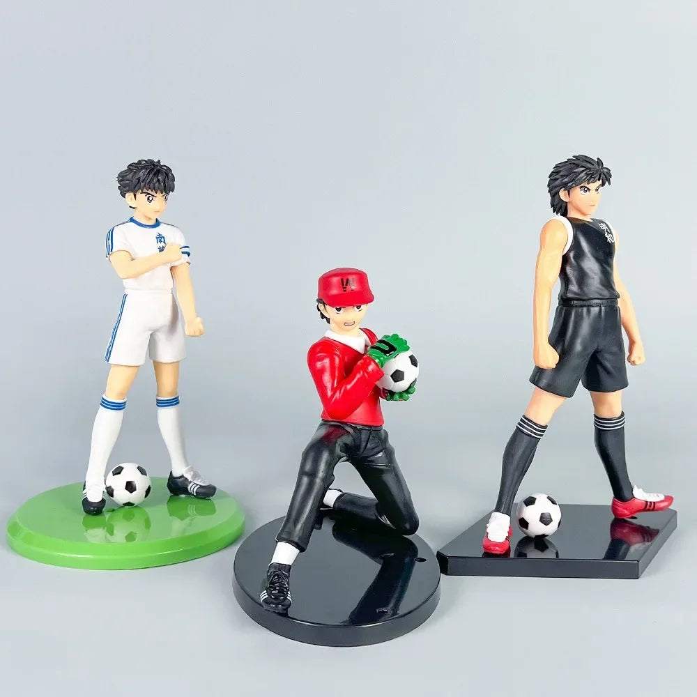 19cm captain tsubasa figure ozora tsubasa wakabayashi genzo anime