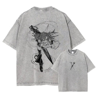 Gachiakuta Riyo Vintage Washed Oversized T-Shirt