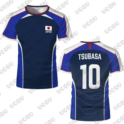 2026 Summer Anime Captain Tsubasa Japanese Flag Football Jersey