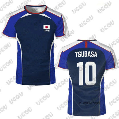 2026 Summer Anime Captain Tsubasa Japanese Flag Football Jersey