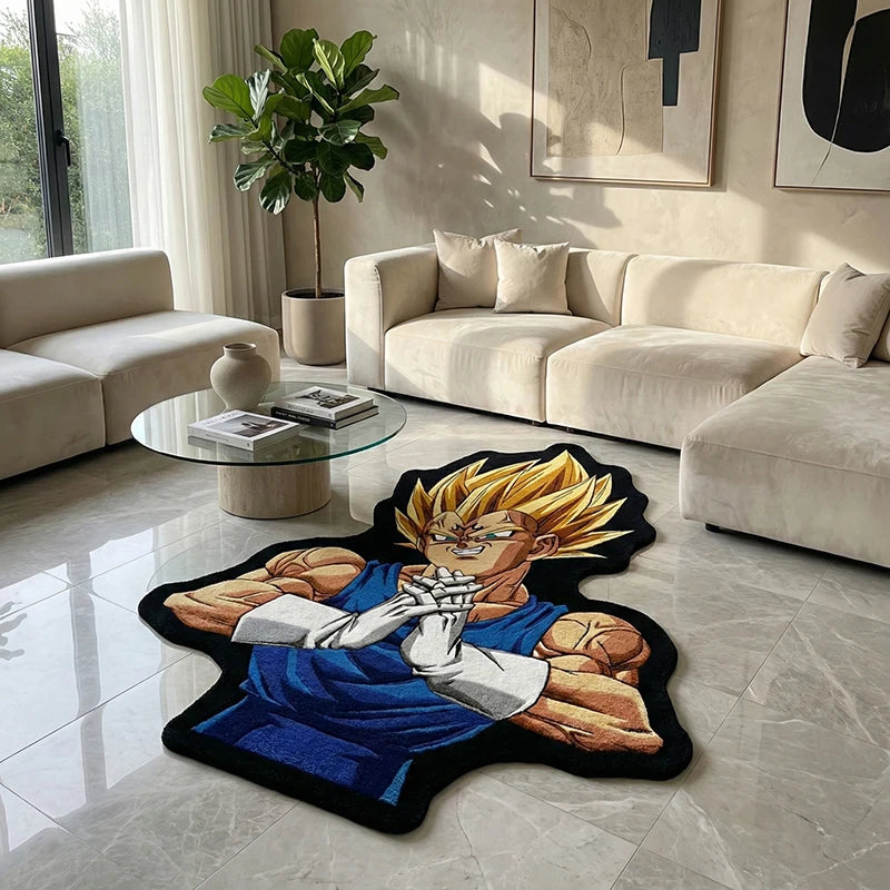 Vegeta Anime Area Rug