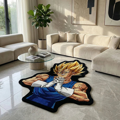 Vegeta Anime Area Rug
