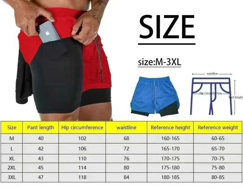 Toji Fushiguro 2-in-1 Performance Shorts