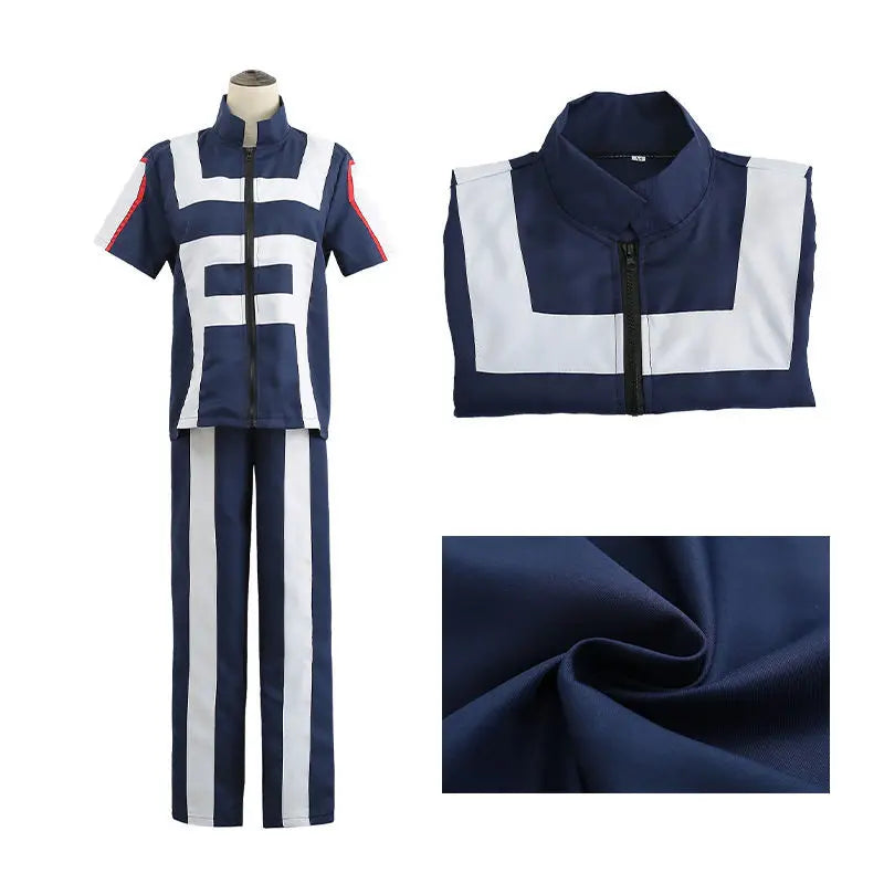 My Hero Academia Todoroki & Deku Gym Uniform Cosplay Set