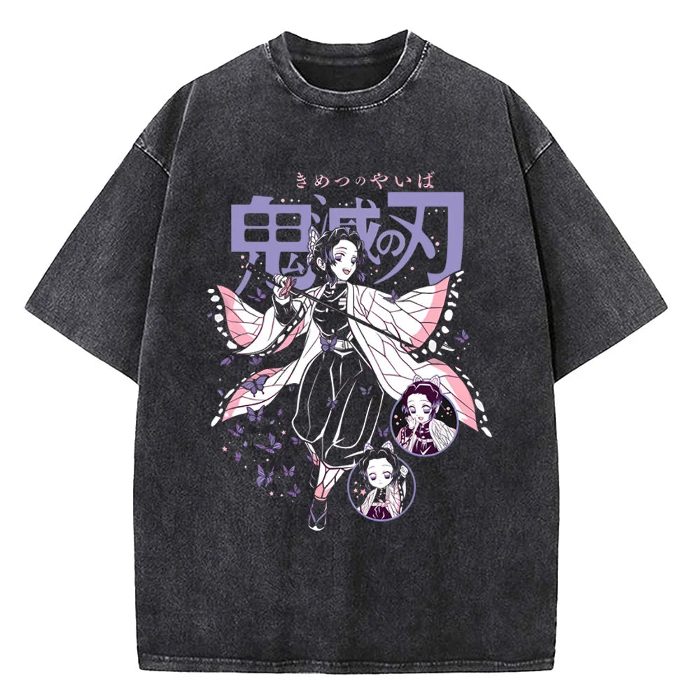 Demon Slayer Vintage Washed T-Shirt