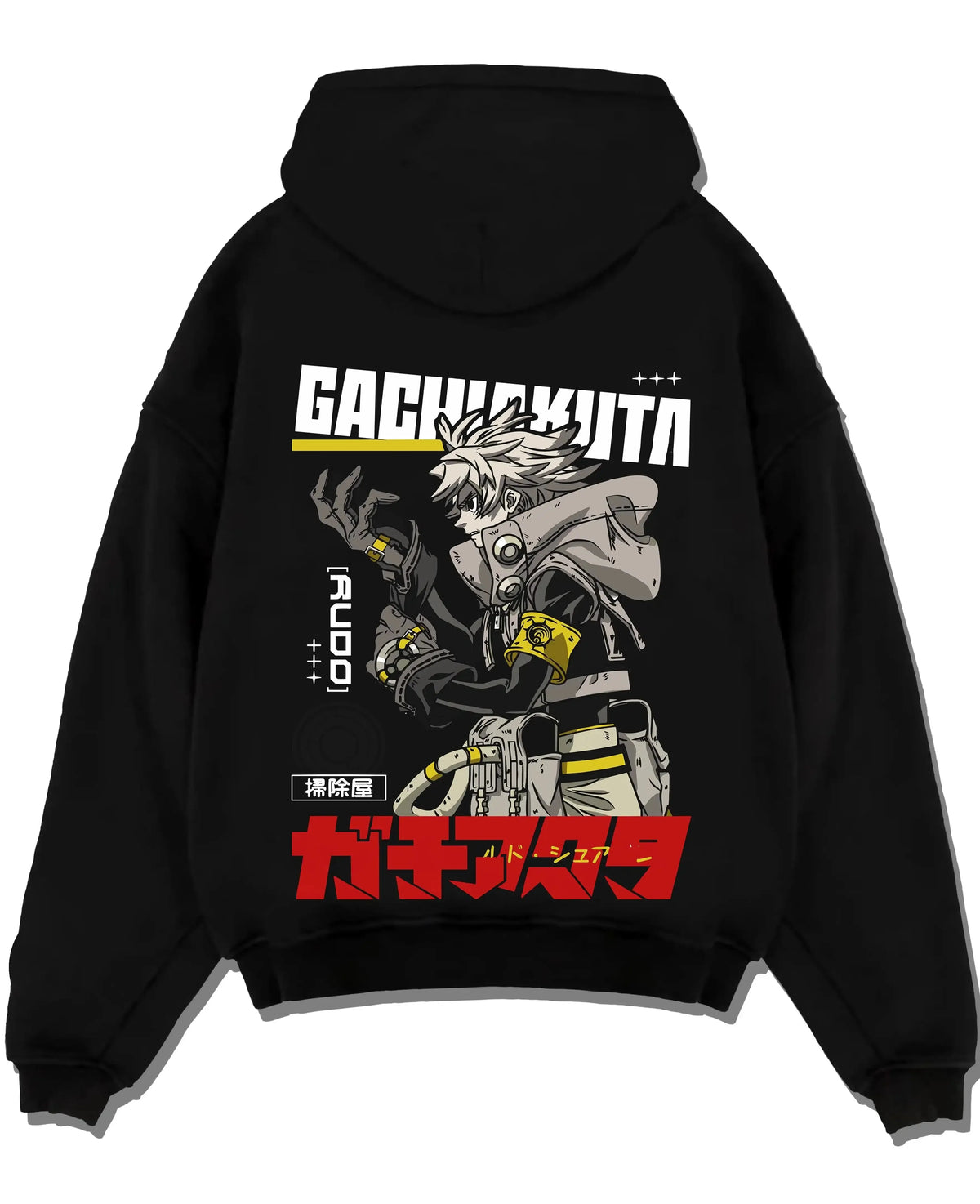 Gachiakuta Rudo Rebel Fighter Hoodie – Oversized Anime Manga Streetwear Sweatshirt