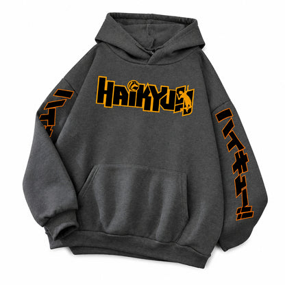 Haikyuu Anime Manga Hoodie – Men’s Fleece Streetwear Pullover