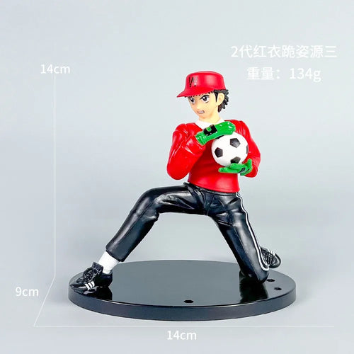 19cm captain tsubasa figure ozora tsubasa wakabayashi genzo anime