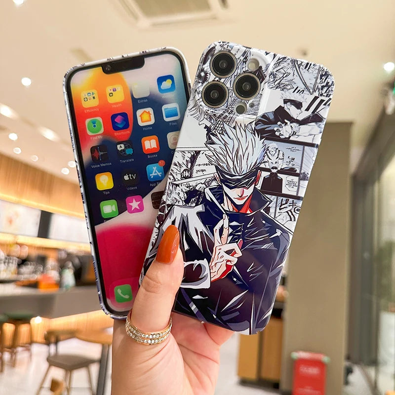 Jujutsu Kaisen Phone Case – Gojo & Sukuna Anime Cover