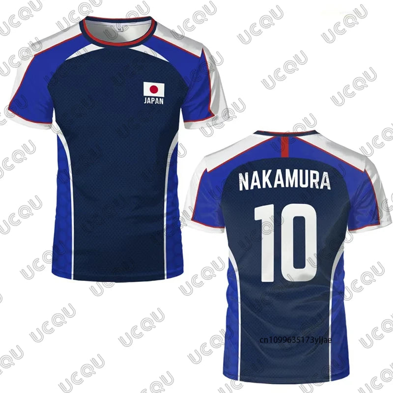 2026 Summer Anime Captain Tsubasa Japanese Flag Football Jersey