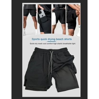 Demon Slayer Double-Layer Performance Shorts