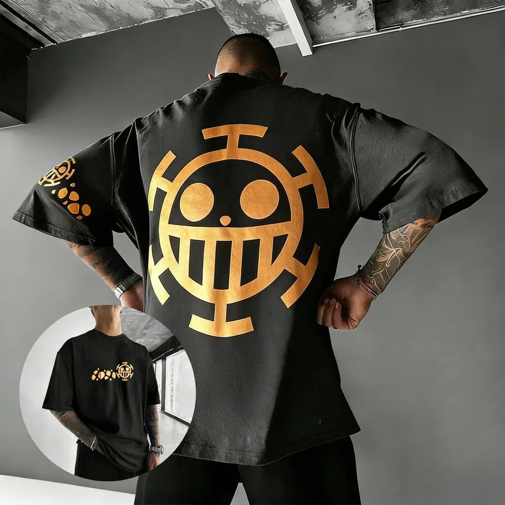 Unisex Cotton T-shirt ONE PIECE Trafalgar D. Water Law 2026 Summer