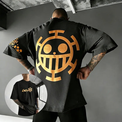 Unisex Cotton T-shirt ONE PIECE Trafalgar D. Water Law 2026 Summer