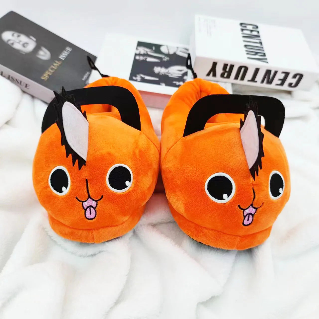 Pochita Anime Slippers – Chainsaw Man Inspired