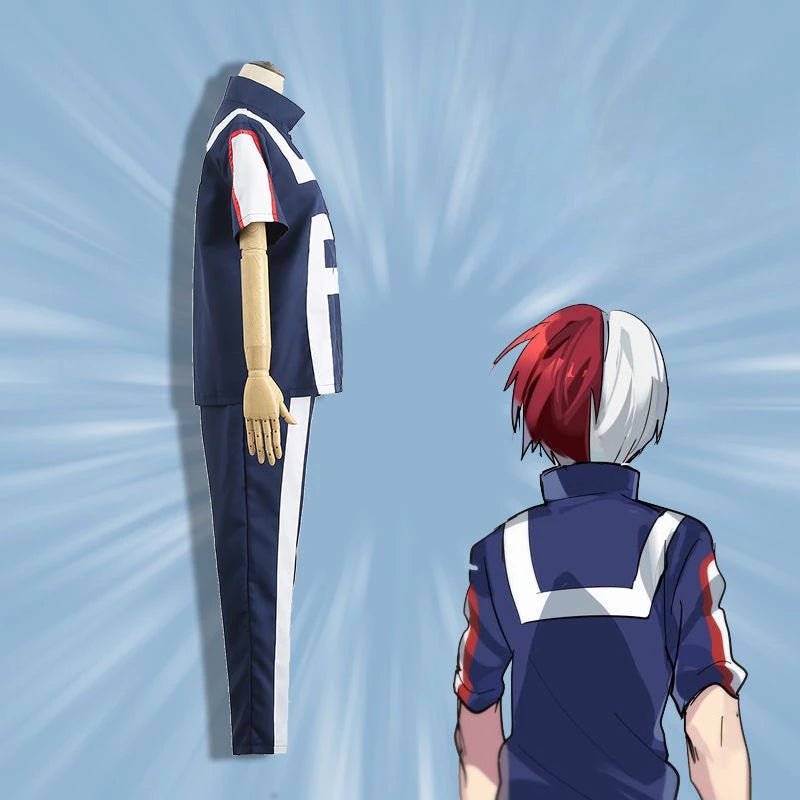 My Hero Academia Todoroki & Deku Gym Uniform Cosplay Set