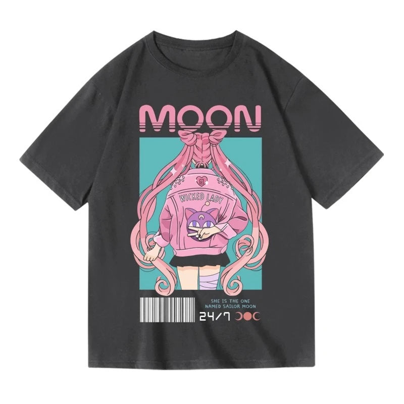 Sailor Moon Streetwear Graphic T-Shirt