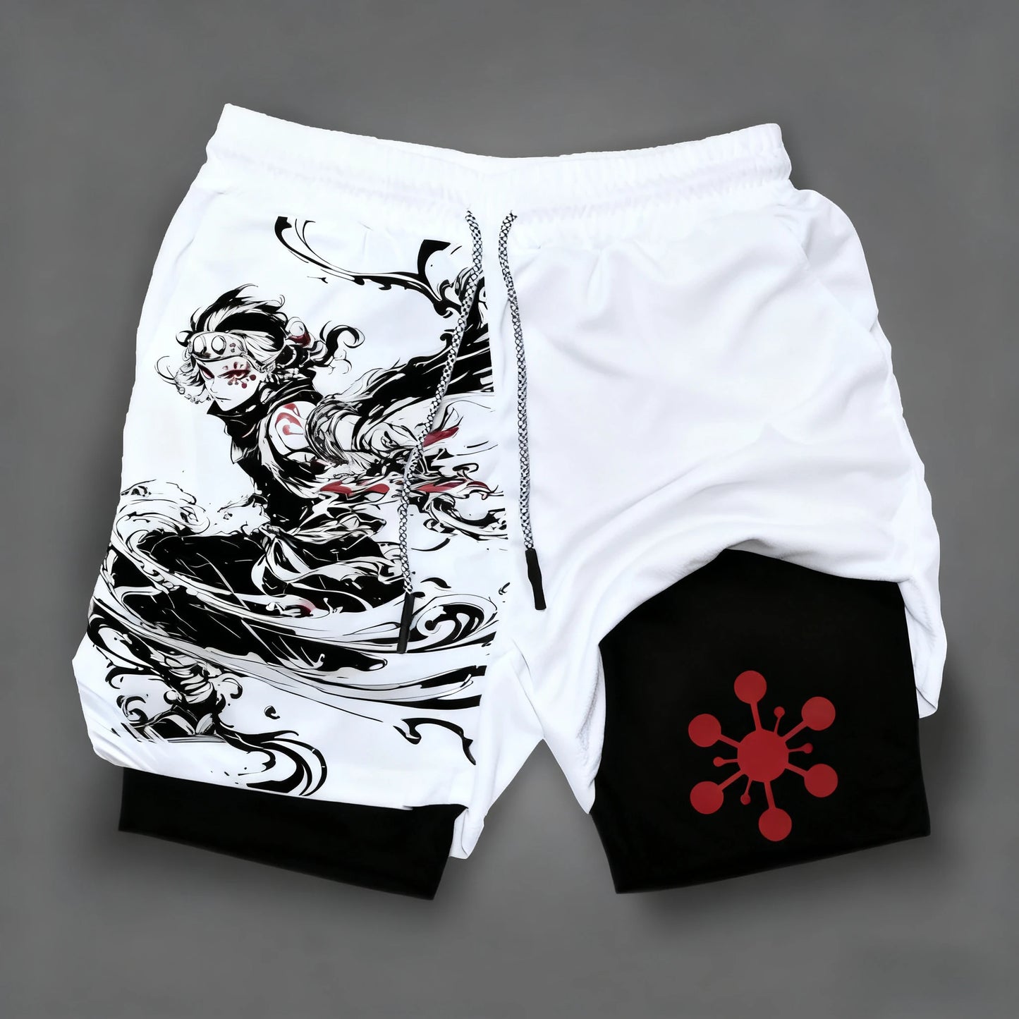 Demon Slayer Double-Layer Performance Shorts