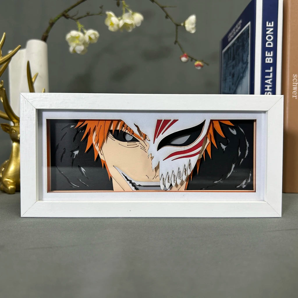 Bleach Ichigo Kurosaki LED Shadow Box Lamp