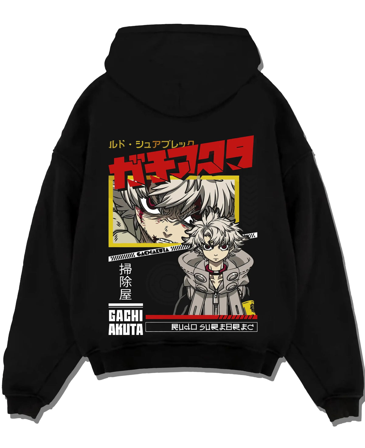 Gachiakuta Rudo Rebel Fighter Hoodie – Oversized Anime Manga Streetwear Sweatshirt