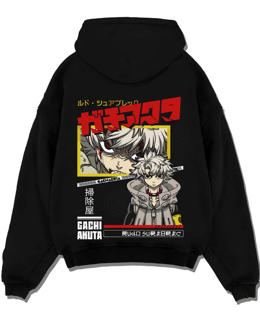 Gachiakuta Rudo Rebel Fighter Hoodie – Oversized Anime Manga Streetwear Sweatshirt