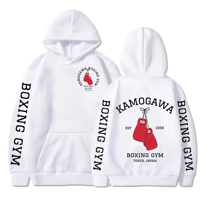 Hajime no Ippo Kamogawa Boxing Gym Hoodie – Ippo Anime Sweatshirt