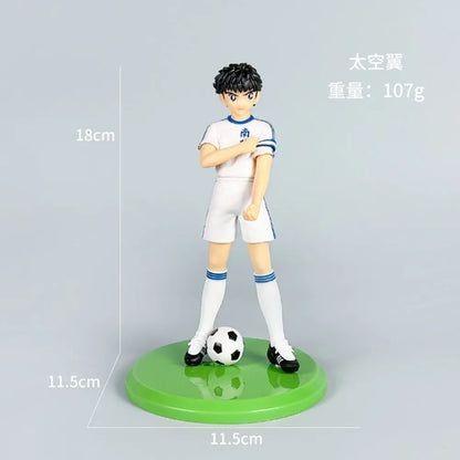 19cm captain tsubasa figure ozora tsubasa wakabayashi genzo anime